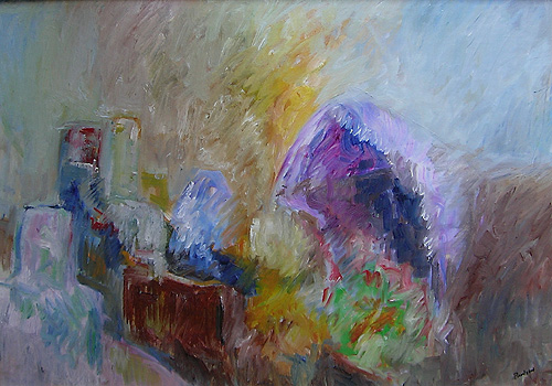 abstract schilderij acryl