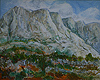 Sainte Victoire berg Paul Cezanne